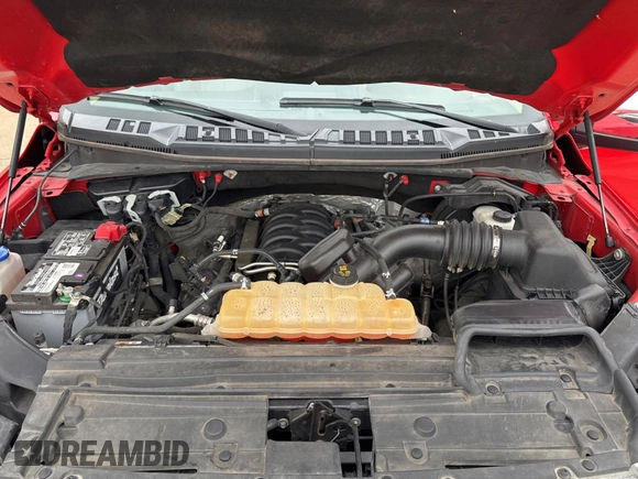 2018 Ford F-150 XL with VIN 1FTEW1E5XJFA41376, listed as a Copart auction lot 54666035 with 153,729 mi miles and Clean Title. Bid and sale history available at carsss.com. Image 7.