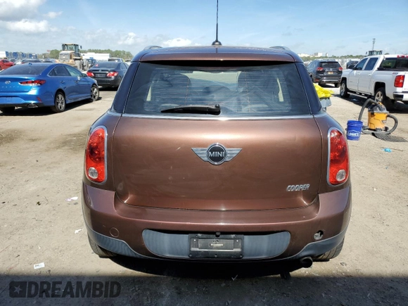 2013 MINI Countryman with VIN WMWZB3C5XDWM08130, listed as a Copart auction lot 45046245 with Not provided miles and Salvage title. Bid and sale history available at DreamBid. Image 6.