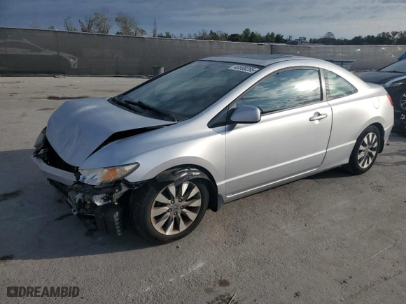 2010 Honda Civic Cpe EX with VIN 2HGFG1B80AH508689, listed as a Copart auction lot 46598285 with 144,543 mi miles and Salvage Title. Bid and sale history available at carsss.com. Image 1.
