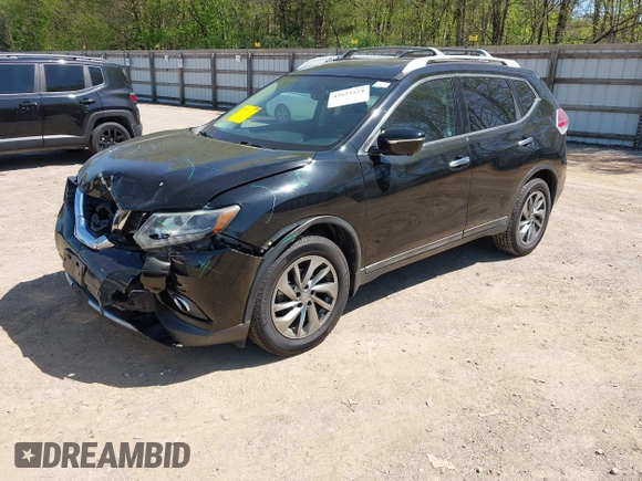 2015 Nissan Rogue SV with VIN 5N1AT2MV6FC791862, listed as a IAAI auction lot 42053524 with 147,286 mi miles and . Bid and sale history available at DreamBid. Image 17.