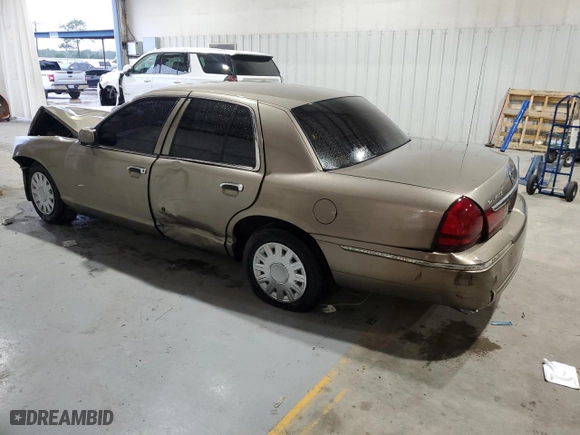 2005 Mercury Grand Marquis GS with VIN 2MEFM74W35X617440, listed as a Copart auction lot 70248644 with 202,330 mi miles and Salvage Title. Bid and sale history available at carsss.com. Image 2.