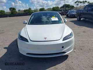 2024 Tesla Model 3 with VIN 5YJ3E1EA2RF870661, listed as a IAAI auction lot 41562281 with 3,407 mi miles. Bid and sale history available at carsss.com. Image 12.