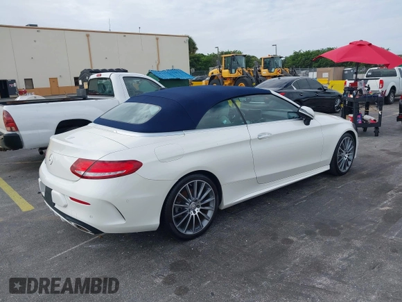 2017 Mercedes-Benz C 300 with VIN WDDWK4JB9HF565129, listed as a IAAI auction lot 41601904 with 57,966 mi miles and . Bid and sale history available at DreamBid. Image 4.