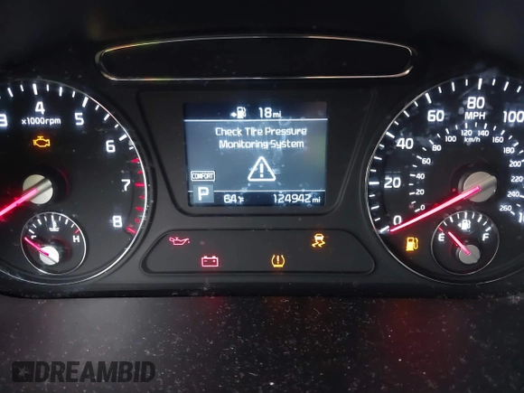 2019 Kia Sorento LX with VIN 5XYPG4A30KG524272, listed as a IAAI auction lot 41786623 with 124,942 mi miles and . Bid and sale history available at carsss.com. Image 7.