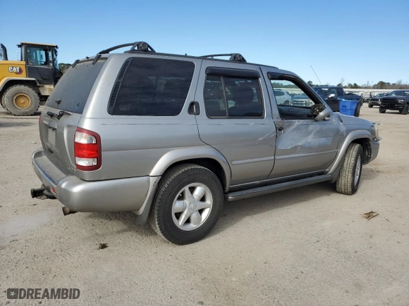 2001 Nissan Pathfinder LE with VIN JN8DR07X51W502046, listed as a Copart auction lot 42756345 with 202,088 mi miles and Salvage Title. Bid and sale history available at carsss.com. Image 3.