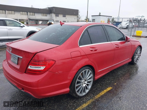 2013 Mercedes-Benz C 250 Sport with VIN WDDGF4HBXDR284643, listed as a IAAI auction lot 41517874 with 74,023 mi miles and . Bid and sale history available at carsss.com. Image 4.