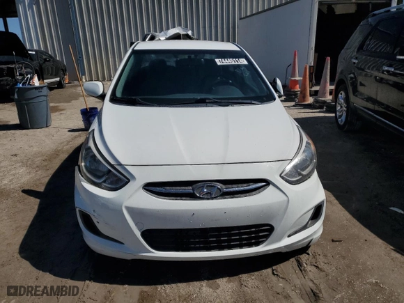 2017 Hyundai Accent SE with VIN KMHCT4AEXHU199158, listed as a Copart auction lot 74445114 with 107,201 mi miles and Clean Title. Bid and sale history available at carsss.com. Image 5.