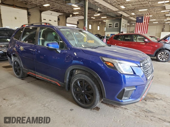 2023 Subaru Forester Special Sports with VIN JF2SKAJC4PH546380, listed as a Copart auction lot 63679195 with 40,517 mi miles and Salvage title. Bid and sale history available at DreamBid. Image 4.