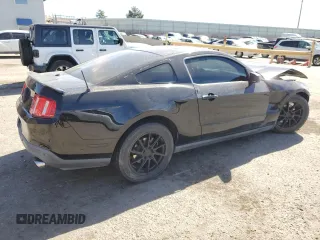 2012 Ford Mustang V6 Premium with VIN 1ZVBP8AM0C5264957, listed as a Copart auction lot 47693555 with 118,936 mi miles and Salvage Title. Bid and sale history available at carsss.com. Image 3.