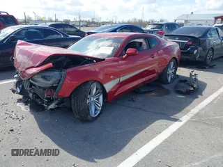 2017 Chevrolet Camaro 2LT with VIN 1G1FD1RSXH0172453, listed as a IAAI auction lot 41525129 with 44,262 mi miles. Bid and sale history available at carsss.com. Image 2.