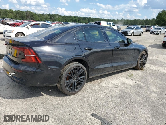 2024 Volvo S60 Plus Black Edition with VIN 7JRL12TH2RG315556, listed as a Copart auction lot 61550335 with 11,061 mi miles and Salvage title. Bid and sale history available at DreamBid. Image 3.