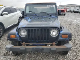 1998 Jeep Wrangler Sport with VIN 1J4FY19S5WP707201, listed as a Copart auction lot 86632884 with 0 mi miles and Salvage Title. Bid and sale history available at carsss.com. Image 5.