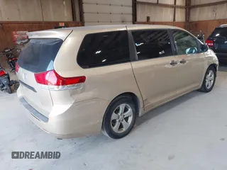 2012 Toyota Sienna with VIN 5TDZK3DC6CS258225, listed as a IAAI auction lot 42821817 with 377,789 mi miles and . Bid and sale history available at DreamBid. Image 4.