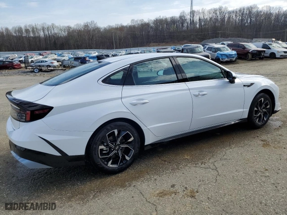 2025 Hyundai Sonata SEL with VIN KMHL64JA0SA462061, listed as a Copart auction lot 51176875 with 13,448 mi miles and Clean Title. Bid and sale history available at carsss.com. Image 3.