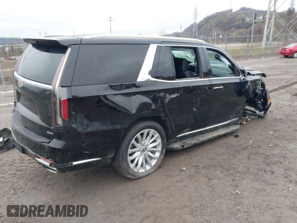 2024 Cadillac Escalade Luxury z VIN 1GYS4AKLXRR116951, wystawiony jako IAAI lot #42007285 z przebiegiem 46 101 mil mil oraz . Historia ofert i sprzedaży dostępna na DreamBid. Obrazek 4.