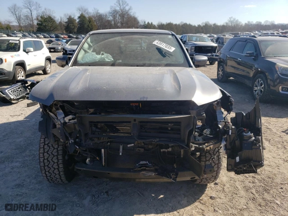 2024 Nissan Frontier SV with VIN 1N6ED1EJ5RN617375, listed as a Copart auction lot 43917035 with 27,090 mi miles and Salvage Title. Bid and sale history available at carsss.com. Image 5.