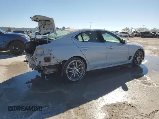 2022 Genesis G70 3.3T with VIN KMTG54TE8NU100556, listed as a Copart auction lot 82680694 with 42,679 mi miles and Salvage Title. Bid and sale history available at carsss.com. Image 3.