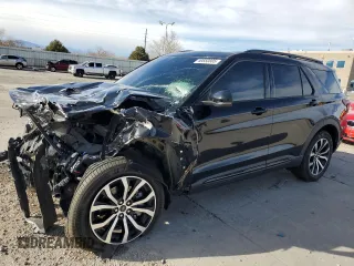 2020 Ford Explorer ST with VIN 1FM5K8GC9LGA46318, listed as a Copart auction lot 49550885 with 62,453 mi miles and Salvage Title. Bid and sale history available at carsss.com. Image 1.