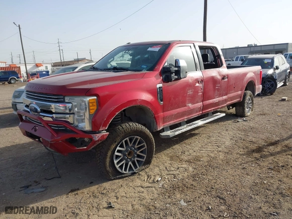 2017 Ford Super Duty F-250 SRW Lariat with VIN 1FT7W2B65HED25087, listed as a IAAI auction lot 41728449 with 122,396 mi miles. Bid and sale history available at carsss.com. Image 17.