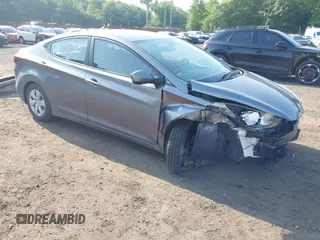 2016 Hyundai Elantra SE with VIN KMHDH4AE6GU636495, listed as a IAAI auction lot 42466884 with 91,269 mi miles and . Bid and sale history available at DreamBid. Image 1.