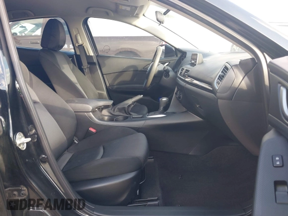 2015 Mazda 3 i SV with VIN JM1BM1T76F1262569, listed as a IAAI auction lot 41472375 with 89,932 mi miles. Bid and sale history available at carsss.com. Image 5.