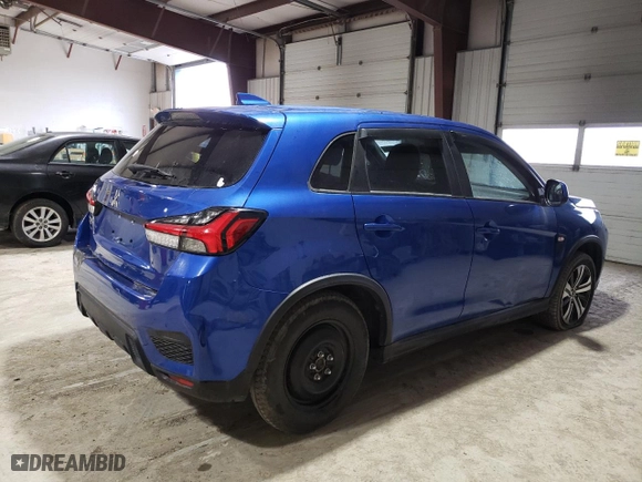2021 Mitsubishi Outlander Sport ES with VIN JA4APUAU5MU007902, listed as a Copart auction lot 89381855 with 48,420 mi miles and Salvage Title. Bid and sale history available at carsss.com. Image 3.