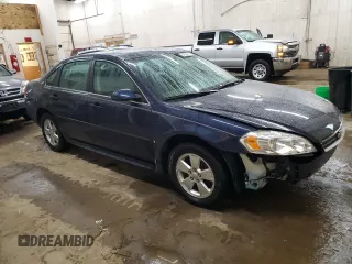 2009 Chevrolet Impala LT with VIN 2G1WT57KX91150682, listed as a Copart auction lot 54926875 with 95,362 mi miles and Salvage Title. Bid and sale history available at DreamBid. Image 4.