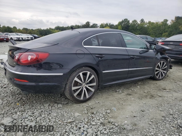 2012 Volkswagen CC Sport PZEV with VIN WVWNP7ANXCE510898, listed as a Copart auction lot 73659734 with 0 mi miles and Salvage Title. Bid and sale history available at carsss.com. Image 3.