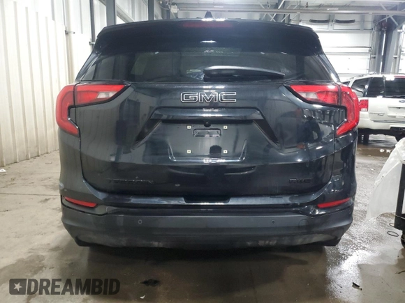 2020 GMC Terrain SLT with VIN 3GKALVEVXLL343813, listed as a Copart auction lot 86505594 with 71,837 mi miles and Salvage Title. Bid and sale history available at carsss.com. Image 6.