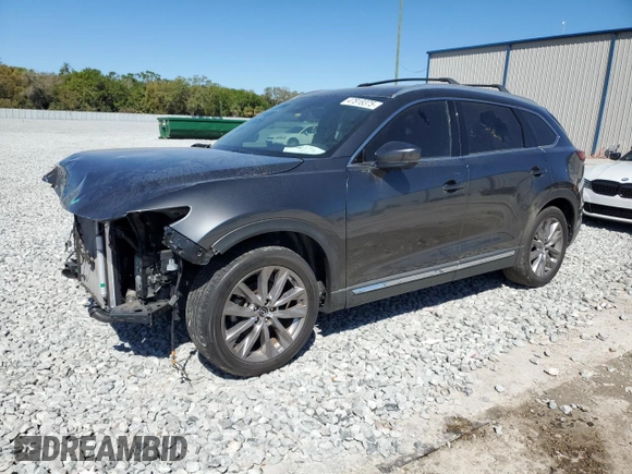 2021 Mazda CX-9 Grand Touring with VIN JM3TCADYXM0525204, listed as a Copart auction lot 47818375 with 39,171 mi miles and Salvage title. Bid and sale history available at DreamBid. Image 1.