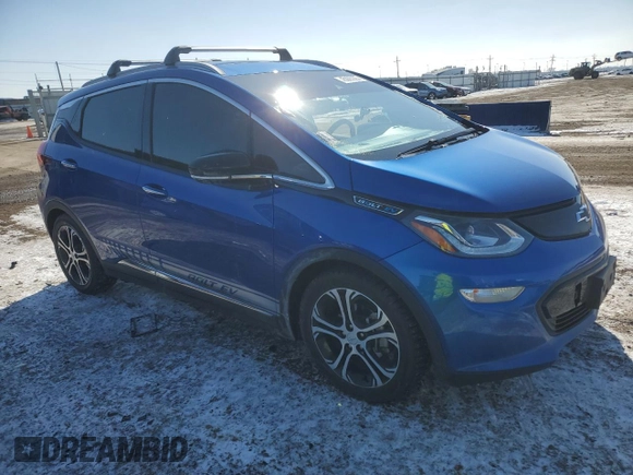 2018 Chevrolet Bolt EV Premier with VIN 1G1FX6S00J4113889, listed as a Copart auction lot 45985225 with 49,015 mi miles and Salvage Title. Bid and sale history available at carsss.com. Image 4.
