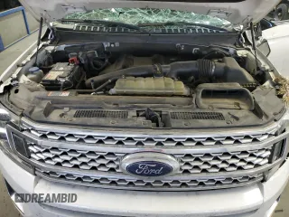 2020 Ford Expedition Max Platinum with VIN 1FMJK1MT9LEA38158, listed as a Copart auction lot 42392845 with 126,701 mi miles and Salvage title. Bid and sale history available at DreamBid. Image 12.