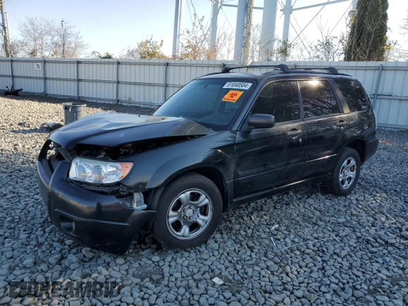 2007 Subaru Forester X with VIN JF1SG63657H712867, listed as a Copart auction lot 81040504 with 199,673 mi miles and Salvage Title. Bid and sale history available at carsss.com. Image 1.