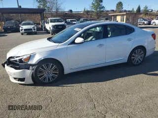 2015 Kia Cadenza Premium with VIN KNALN4D77F5185086, listed as a Copart auction lot 49505565 with 81,231 mi miles and Salvage Title. Bid and sale history available at carsss.com. Image 1.