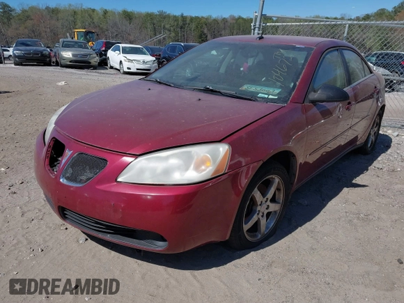 2008 Pontiac G6 with VIN 1G2ZG57N584104672, listed as a IAAI auction lot 41860291 with 183,358 mi miles. Bid and sale history available at carsss.com. Image 2.