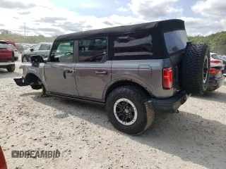 2023 Ford Bronco with VIN 1FMEE5DH4PLB12356, listed as a Copart auction lot 69272094 with 32,392 mi miles and Salvage Title. Bid and sale history available at DreamBid. Image 2.