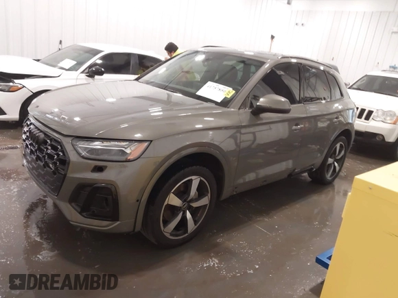 2023 Audi Q5 S line Prestige with VIN WA1FAAFY9P2114601, listed as a IAAI auction lot 41757850 with 13,898 mi miles. Bid and sale history available at carsss.com. Image 23.