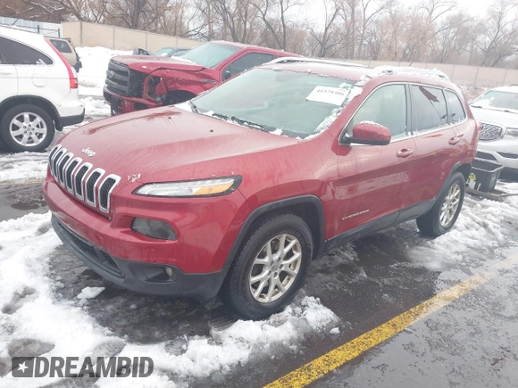 2014 Jeep Cherokee Latitude with VIN 1C4PJMCB8EW166853, listed as a IAAI auction lot 41579386 with 251,683 mi miles and . Bid and sale history available at DreamBid. Image 19.