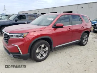 2023 Honda Pilot EX-L z VIN 5FNYG1H59PB020537, wystawiony jako Copart lot #55279445 z przebiegiem 13 253 mil mil oraz Szkoda całkowita • Salvage title. Historia ofert i sprzedaży dostępna na DreamBid. Obrazek 1.