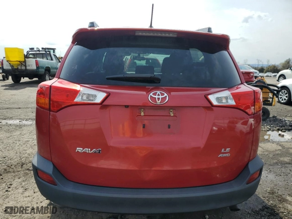 2014 Toyota RAV4 LE with VIN 2T3BFREV2EW147195, listed as a Copart auction lot 52642745 with 164,097 mi miles and Salvage Title. Bid and sale history available at carsss.com. Image 6.