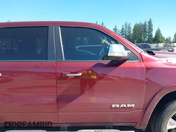 2019 Ram 1500 Laramie with VIN 1C6SRFJT2KN677400, listed as a IAAI auction lot 42441010 with 76,750 mi miles and . Bid and sale history available at DreamBid. Image 14.
