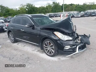 2017 Infiniti QX50 z VIN JN1BJ0RR5HM411716, wystawiony jako IAAI lot #42358831 z przebiegiem Nie podano mil oraz . Historia ofert i sprzedaży dostępna na DreamBid. Obrazek 1.