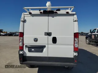 2023 Ram ProMaster Cargo with VIN 3C6LRVVG5PE527224, listed as a Copart auction lot 77179234 with 33,804 mi miles and Salvage Title. Bid and sale history available at DreamBid. Image 6.