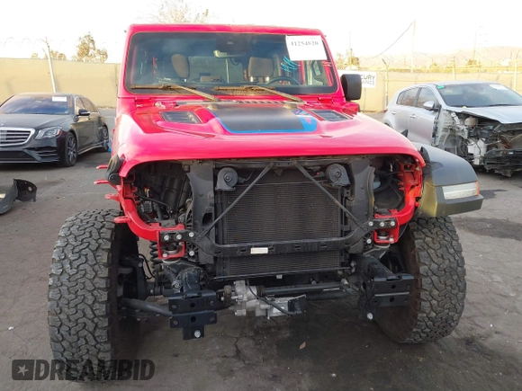2022 Jeep Wrangler Unlimited Rubicon with VIN 1C4JJXR63NW206709, listed as a IAAI auction lot 41254820 with 25,317 mi miles and . Bid and sale history available at DreamBid. Image 13.