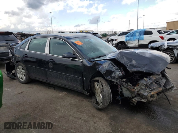2007 Chevrolet Impala LT with VIN 2G1WC58RX79322087, listed as a Copart auction lot 47162465 with 248,525 mi miles and Salvage Title. Bid and sale history available at DreamBid. Image 4.