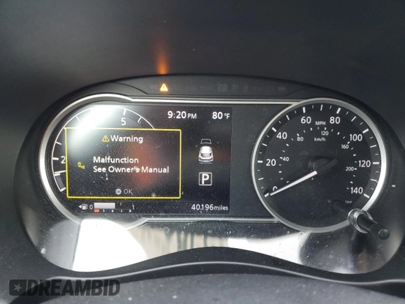2019 Nissan Kicks S z VIN 3N1CP5CU9KL492573, wystawiony jako Copart lot #59094675 z przebiegiem 40 196 mil mil oraz Szkoda całkowita • Salvage title. Historia ofert i sprzedaży dostępna na DreamBid. Obrazek 9.