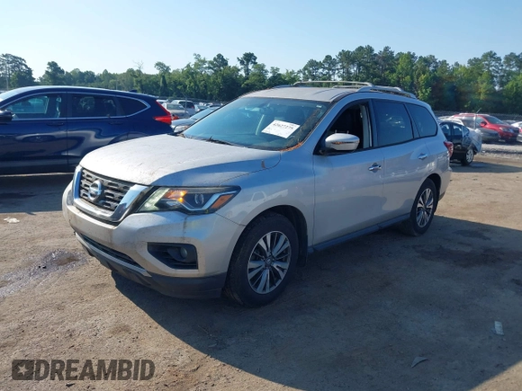 2017 Nissan Pathfinder Platinum with VIN 5N1DR2MN7HC621847, listed as a IAAI auction lot 42627275 with 108,348 mi miles and . Bid and sale history available at DreamBid. Image 2.
