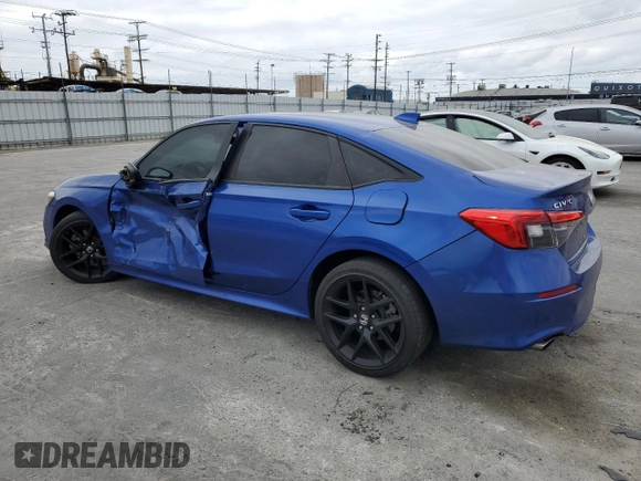 2022 Honda Civic Si with VIN 2HGFE1E51NH471195, listed as a Copart auction lot 53160375 with 26,032 mi miles and Salvage Title. Bid and sale history available at DreamBid. Image 2.