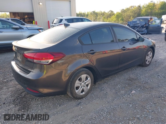 2018 Kia Forte LX with VIN 3KPFL4A70JE182702, listed as a IAAI auction lot 42043345 with 105,451 mi miles and . Bid and sale history available at DreamBid. Image 4.