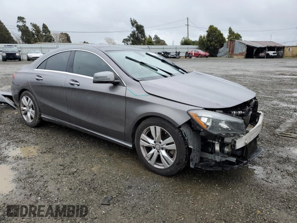 2018 Mercedes-Benz CLA 250 with VIN WDDSJ4EB5JN600112, listed as a Copart auction lot 45326914 with 106,655 mi miles and . Bid and sale history available at DreamBid. Image 4.